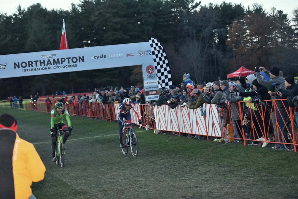 Whites takes Hyde on the Northampton sprint