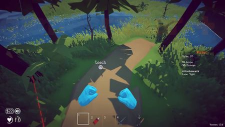 How to Fish Leech on the dirt path