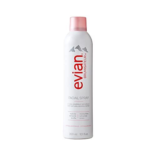 Evian Facial Spray 10.1 Oz - Hydrating Mineral Water Mist for Face & Skin - Refreshes Makeup, Sets, & Tones - Daily Skincare Essential for Hydration and Moisturizing