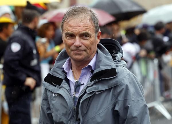 Even Bernard Hinault got wet in Lavaur
