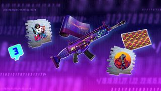 A selection of rewards unlocked by completing the Fortnite Cipher Quests