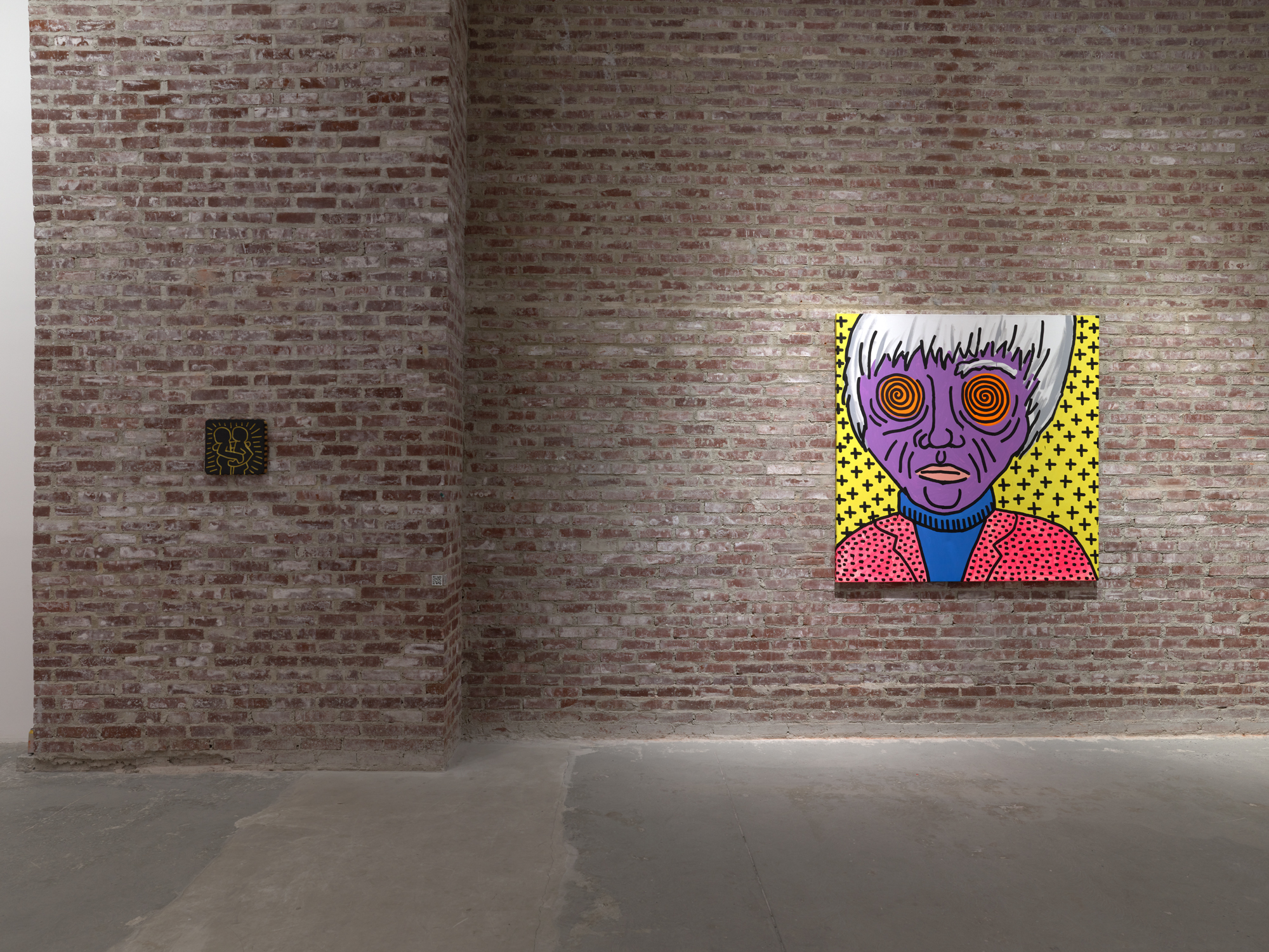 keith haring installation imagery at 60 white