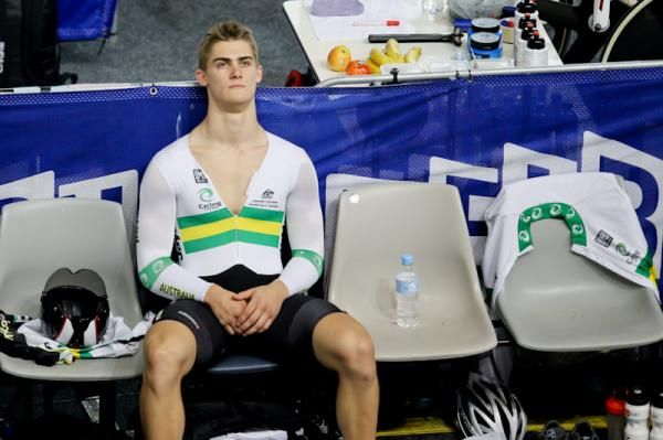 Matthew Glaetzer (AUS) gets in the zone