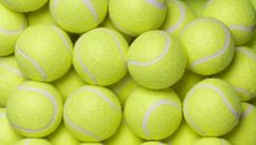 A group of yellow tennis balls