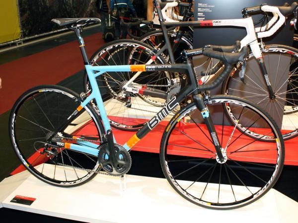BMC has added the Racemachine RM01 for riders that want the efficiency of the Teammachine SLR01 but a stiffer ride - and it's heaps less expensive, too.