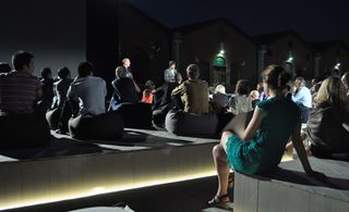 Ole Scheeren's Archipelago Cinema recreated as a venue in the opening days of the Venice Architecture Biennale