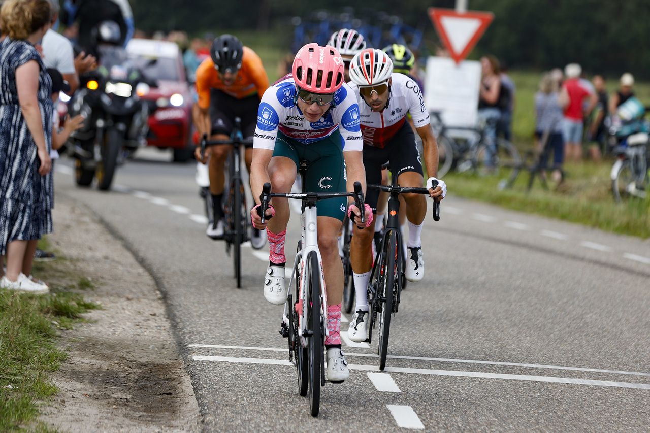 Vuelta Espana 2022 - 77th edition - 3rd stage - Breda - Breda 193,2 km 21/08/2022 - Julius Van den Berg (NED - EF Education - EasyPost) - photo Luis Angel Gomez/SprintCyclingAgency&Acirc;&copy;2022