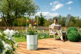 The Wonder Blocks is a backyard ecosystem designed to attract and monitor birds and bugs