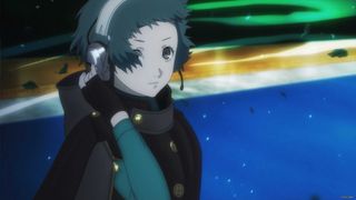 Fuuka Yamagishi seen in a cutscene in Persona 3 Reload.