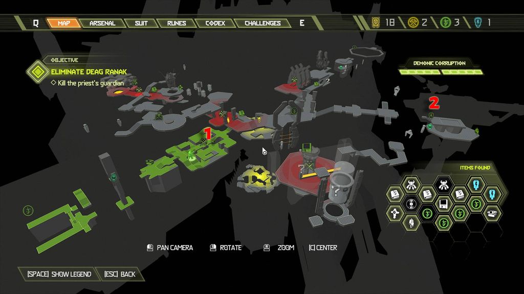 All Doom Eternal Sentinel Battery locations power up the Fortress of