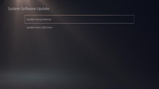 Ps5 System Update Using Internet