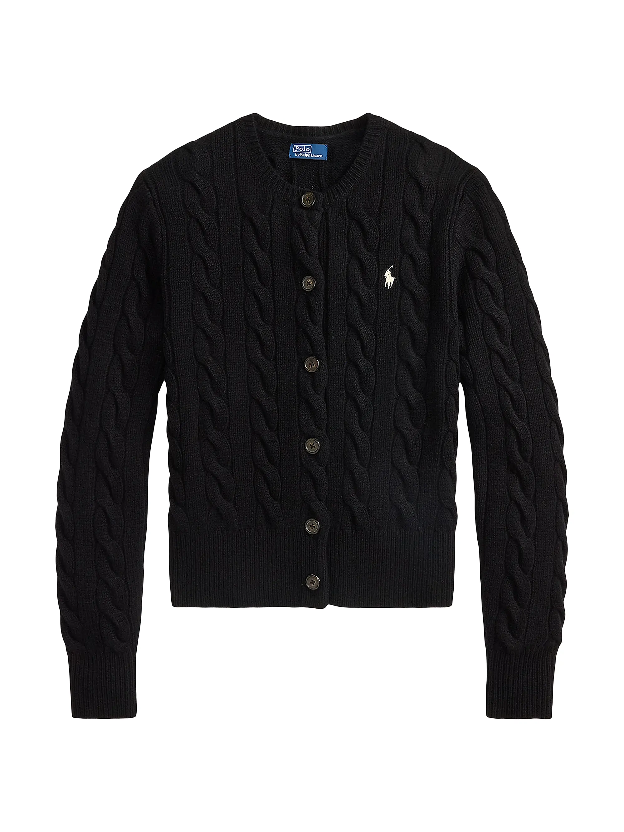 Cable-Knit Wool-Cashmere Cardigan