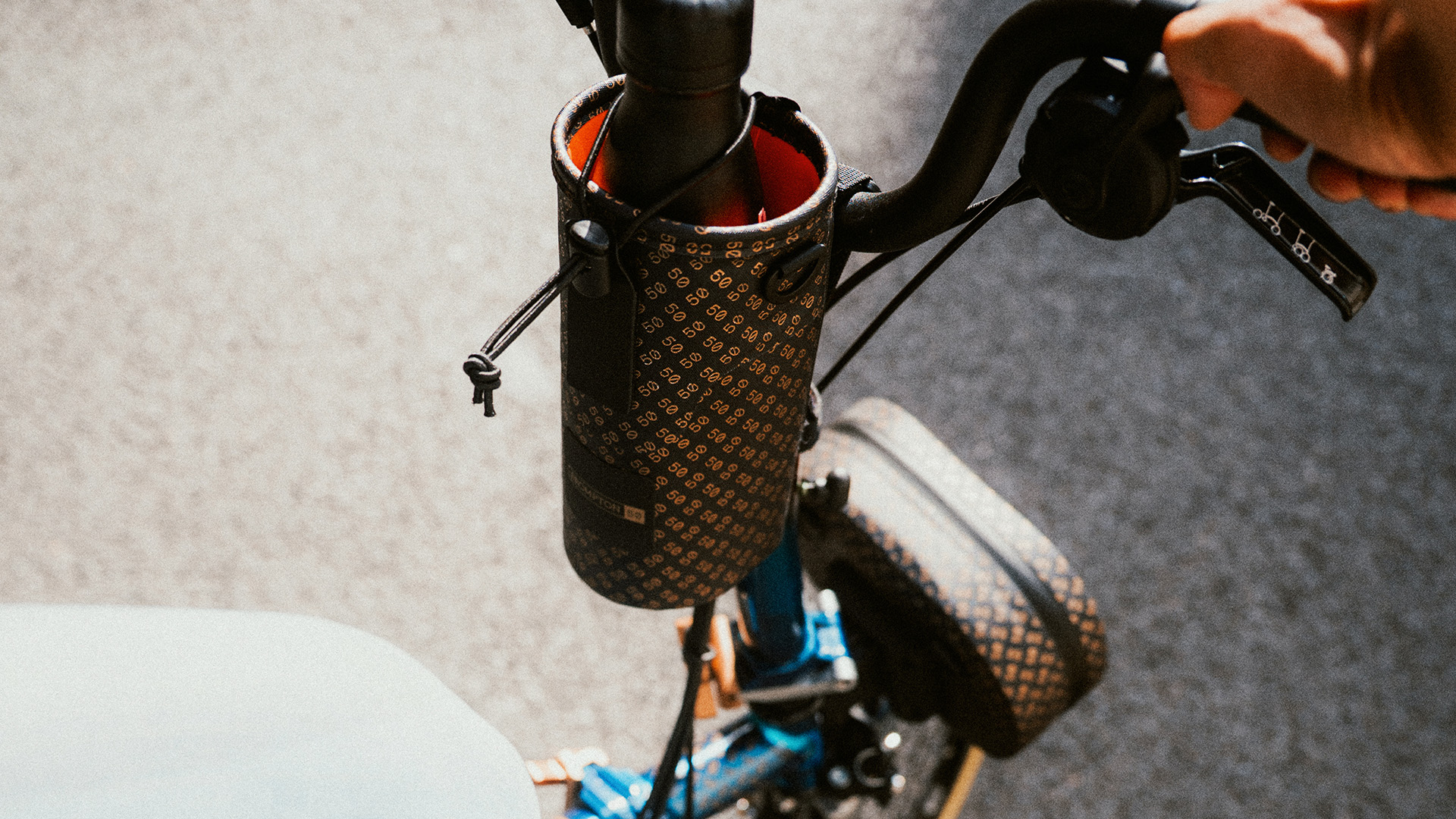 Brompton 1975 Edition bicycle detail shot
