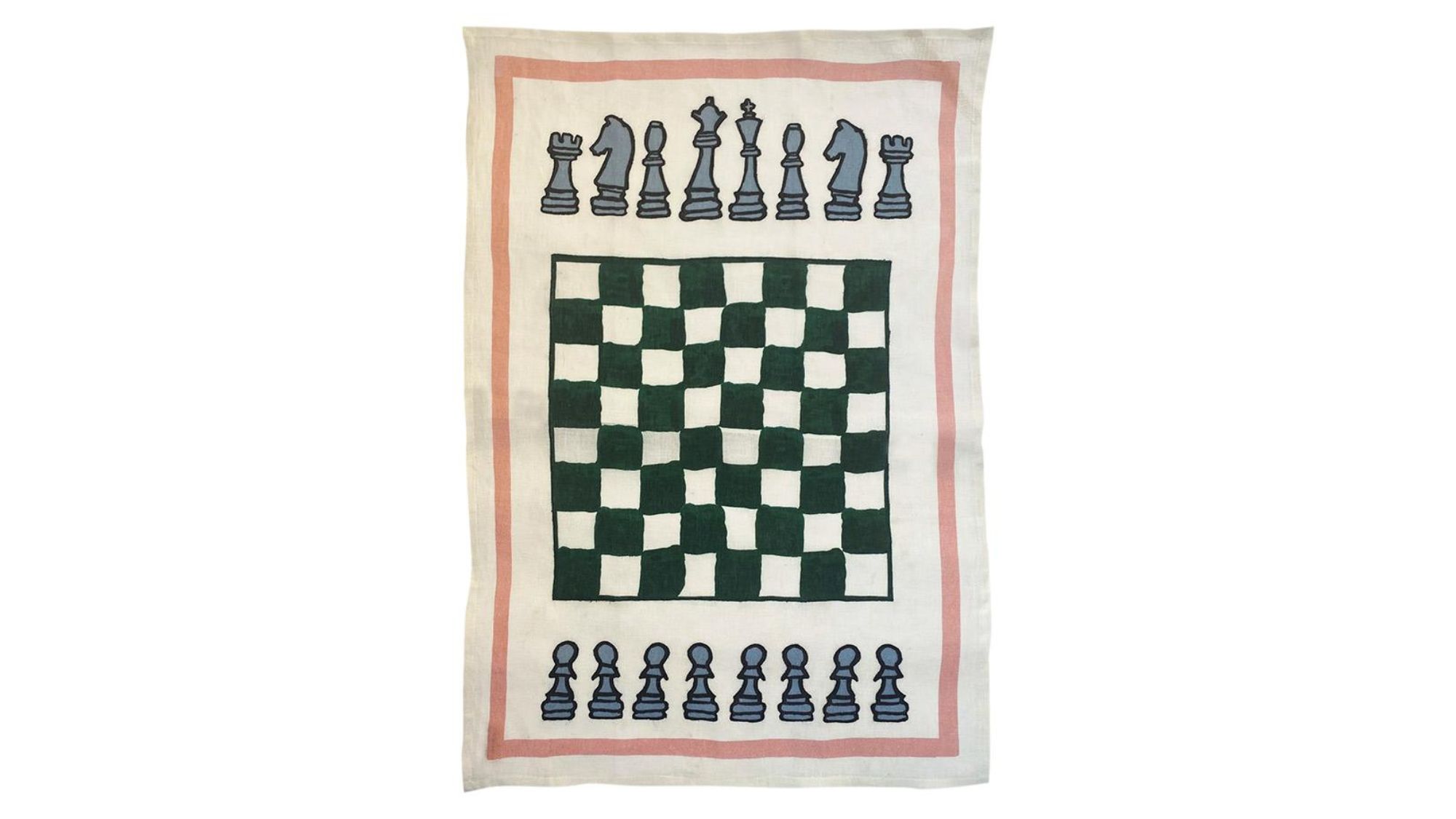 Chess tea towel