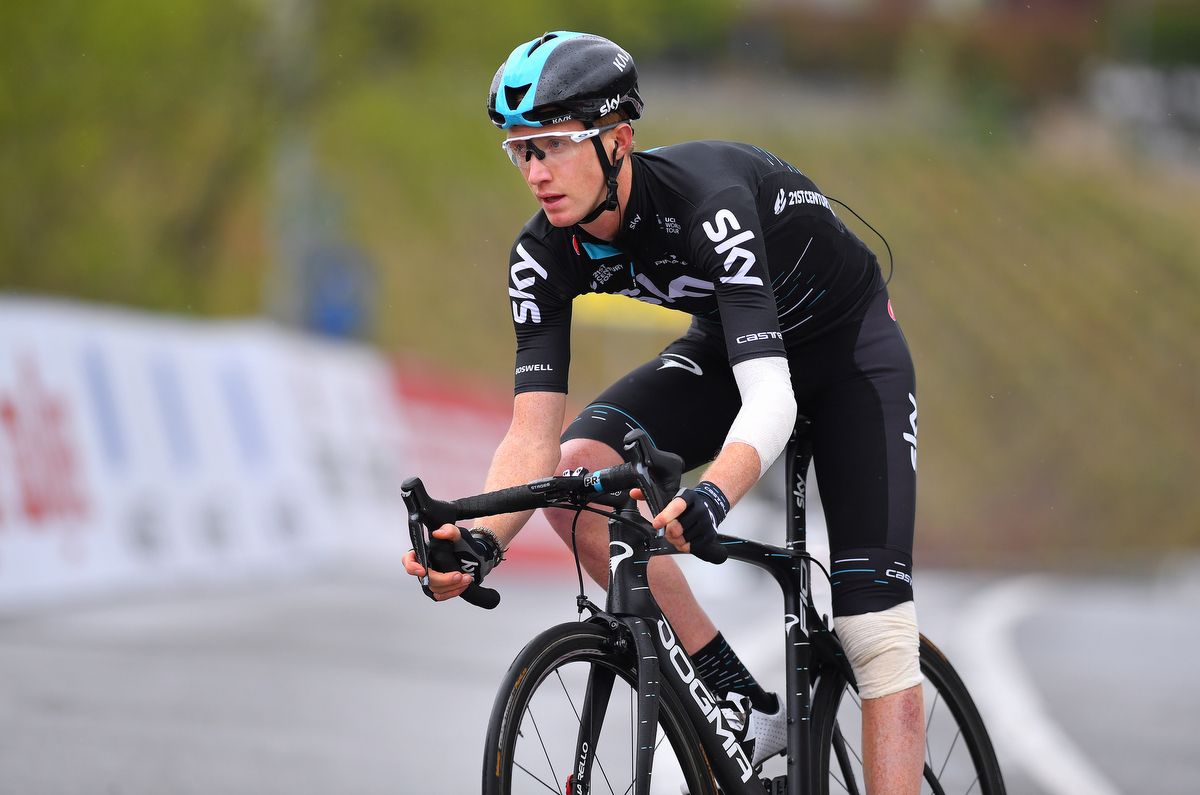 Ian Boswell still showing the effects of a crash