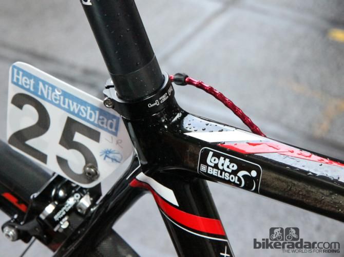 Segmented aluminum brake housing for Jurgen Roelandts (Lotto-Belisol)