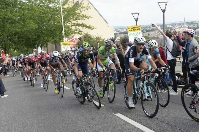 Matteo Trentin and Alejandro Valverde