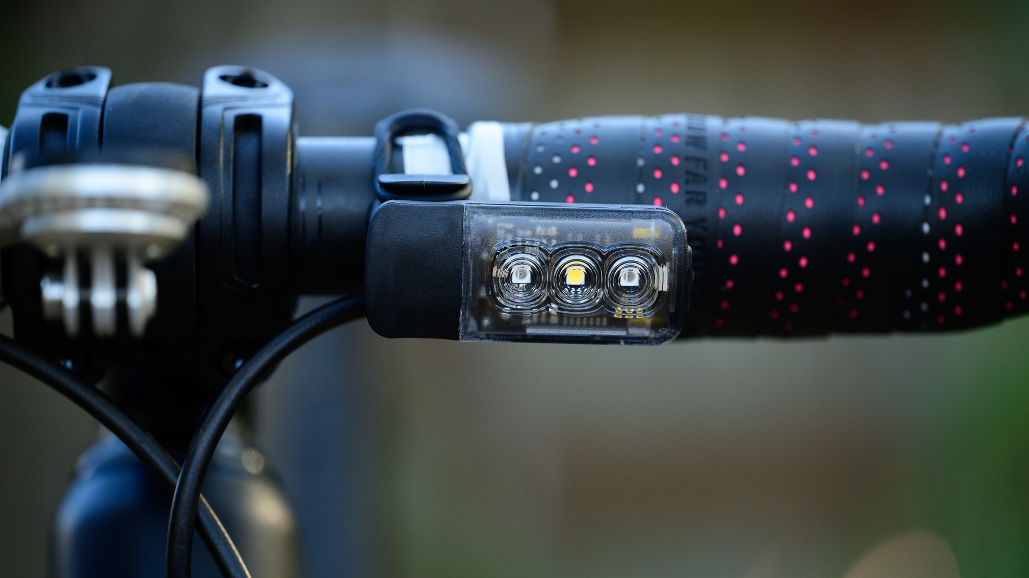 Specialized Stix front light mounted to road bike handlebars