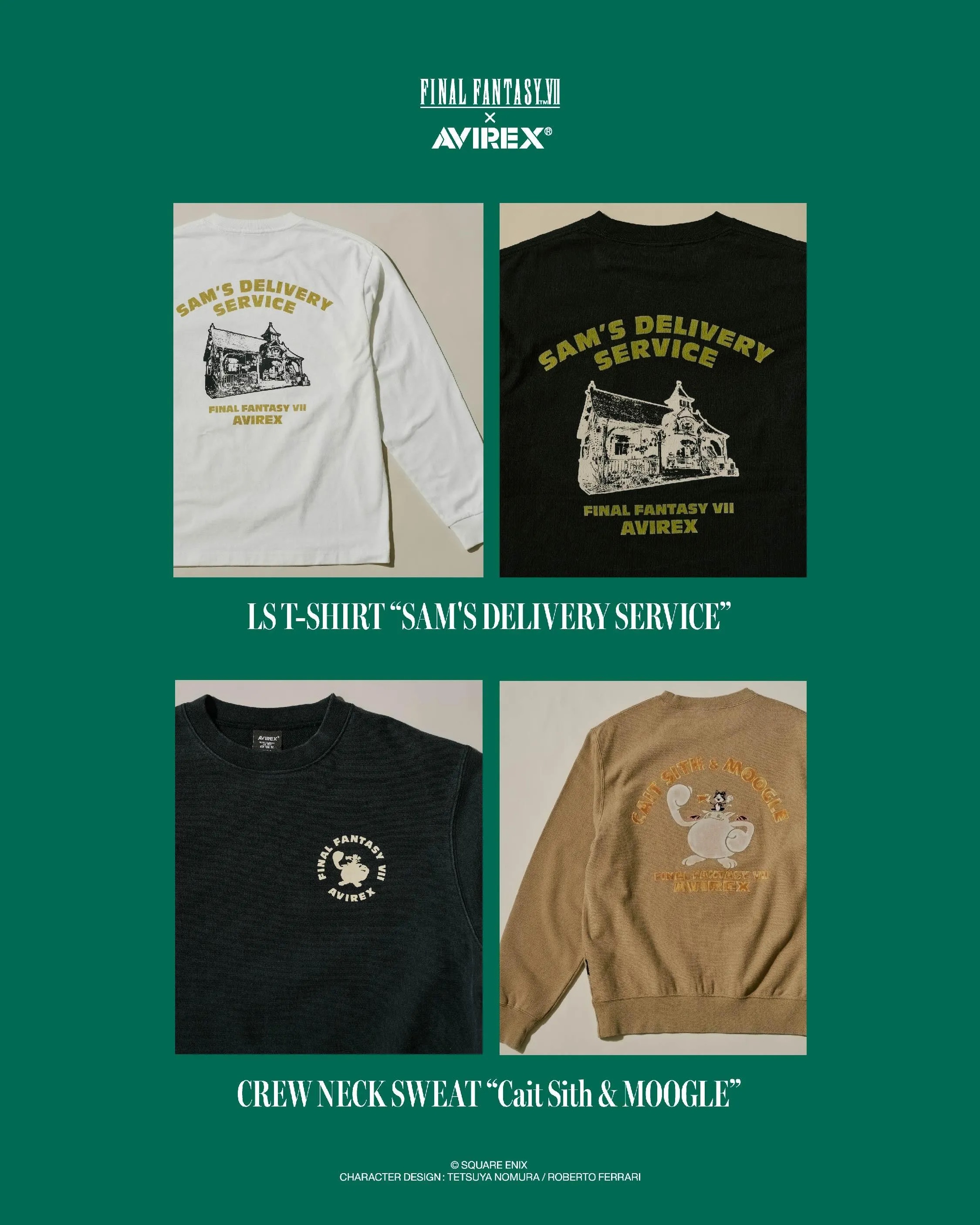 Avirex x Final Fantasy VII collection