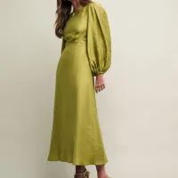 Green Zola Midaxi Dress, $168 / £99 | Nobody's Child