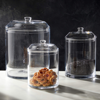 Snack Glass Canisters: