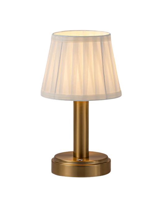 Antique Brass Rechargeable Cordless Table Lamp 