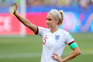 Steph Houghton will continue as England captain for the next two matches at least.