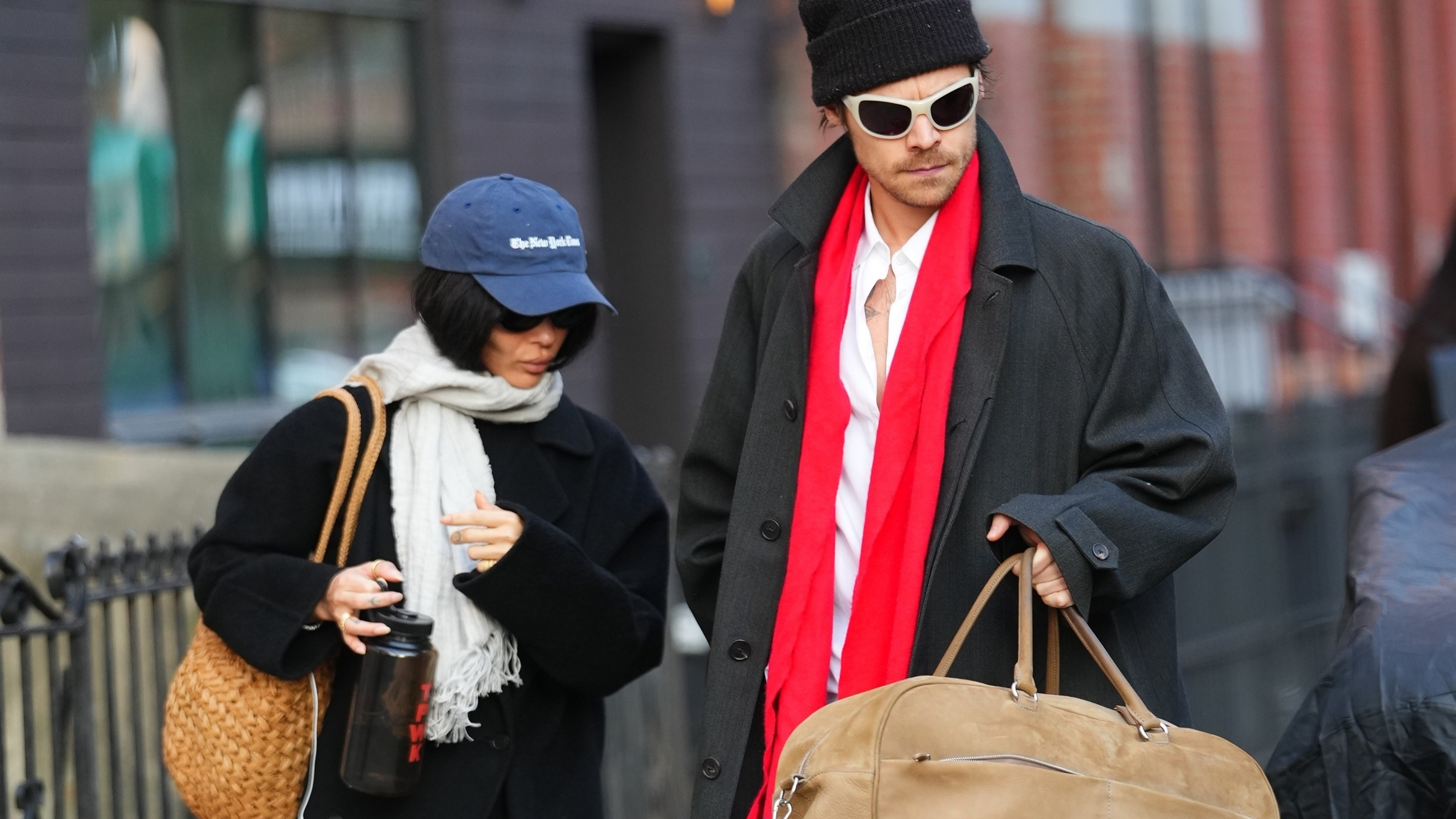 Harry Styles and Zoe Kravitz in New York City.