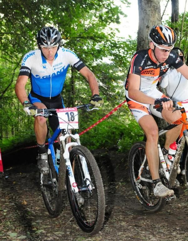 Adam Craig (Giant) riding to 21st place
