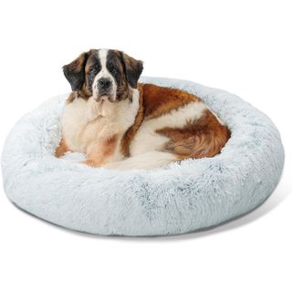 BestFriends by Sheri The Original Calming Shag Fur Donut Cuddler Dog Bed