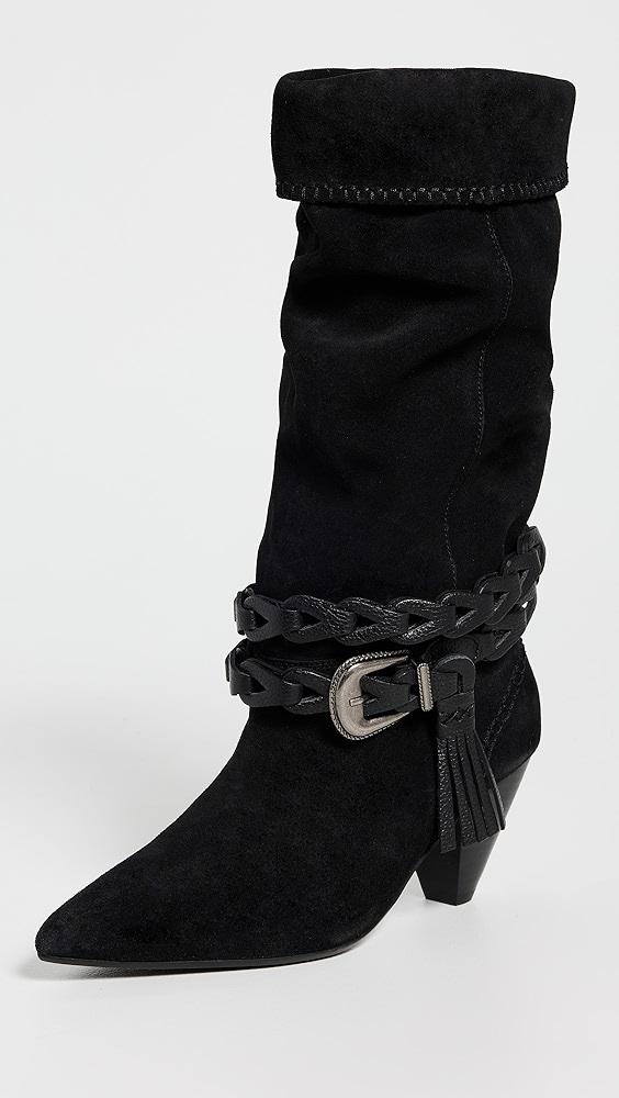 Free People Bridget Belt Slouch Boots