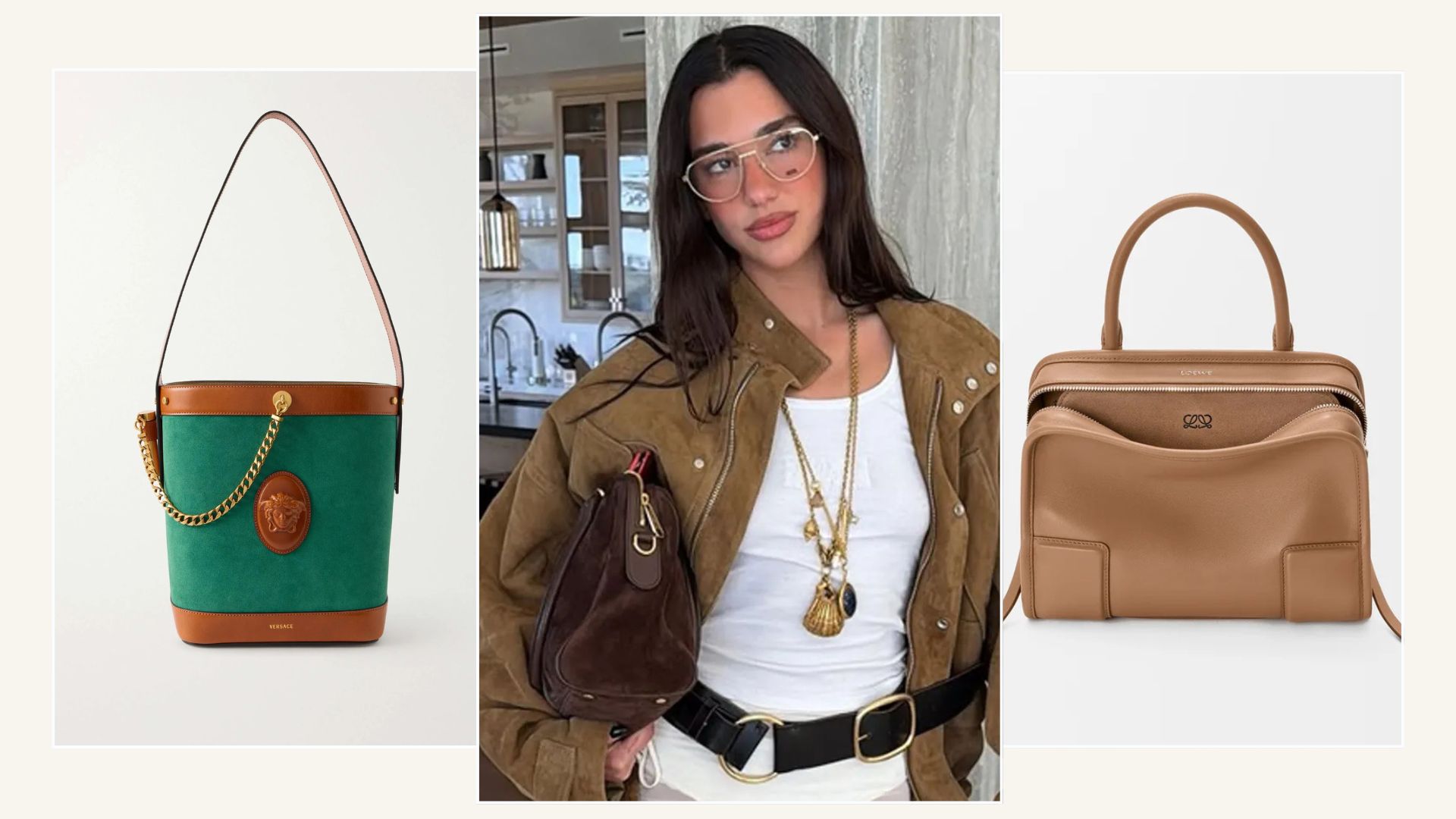 @dualipa/VERSACE/LOEWE