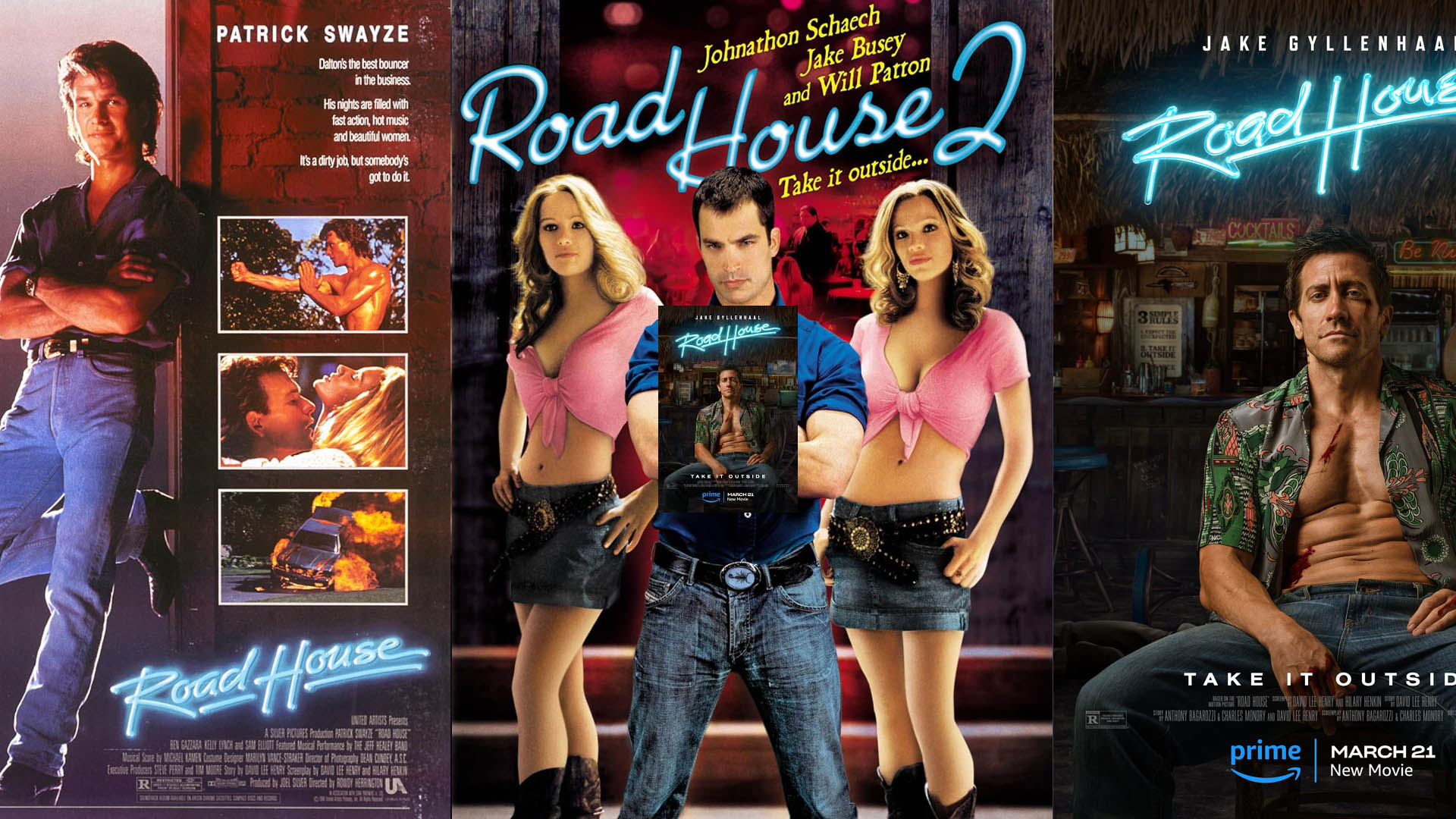 Road House movie covers.