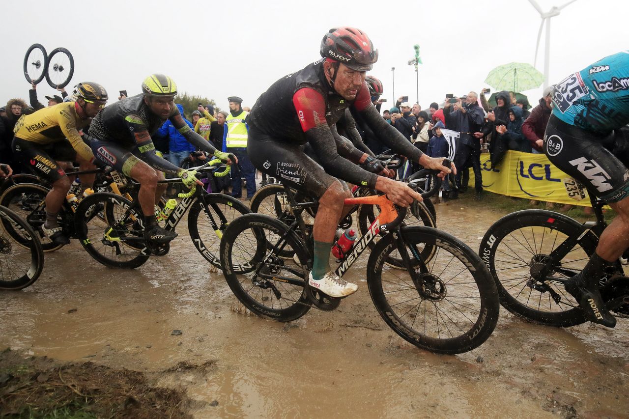 Paris Roubaix 2021 118th Edition Denain Roubaix 2577 km 03102021 Heinrich Haussler AUS Bahrain Victorious photo Luca BettiniBettiniPhoto2021