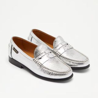 Russell And Bromley metallic loafer 