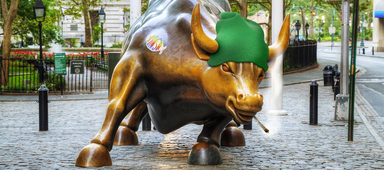 The Wall Street bull.