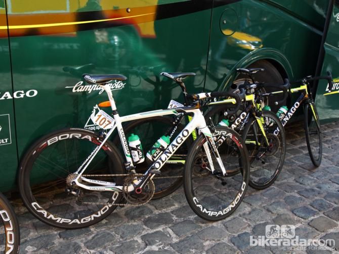 Europcar riders went with a variety of different Colnagos at Scheldeprijs