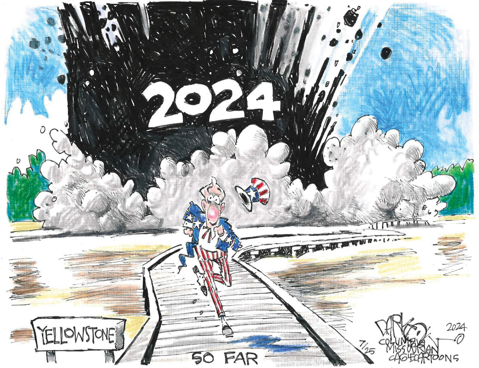  Today's political cartoons - July 28, 2024 