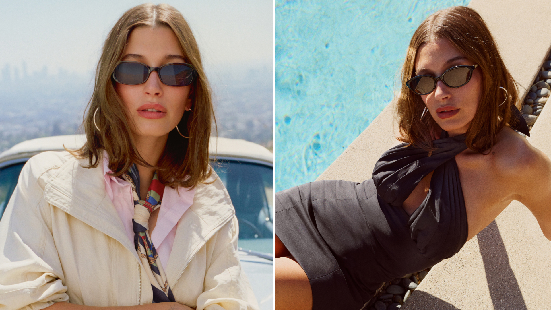 Hailey Bieber posed for Mango's Summer 2026 campaign 
