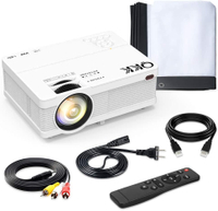 QKK Mini Projector 6500Lumens Portable LCD Projector | $149.99 now $96.79 at Amazon (save $53.20)