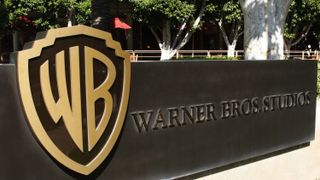 The Warner Bros. Studios sign on the lot in Burbank, Calif.