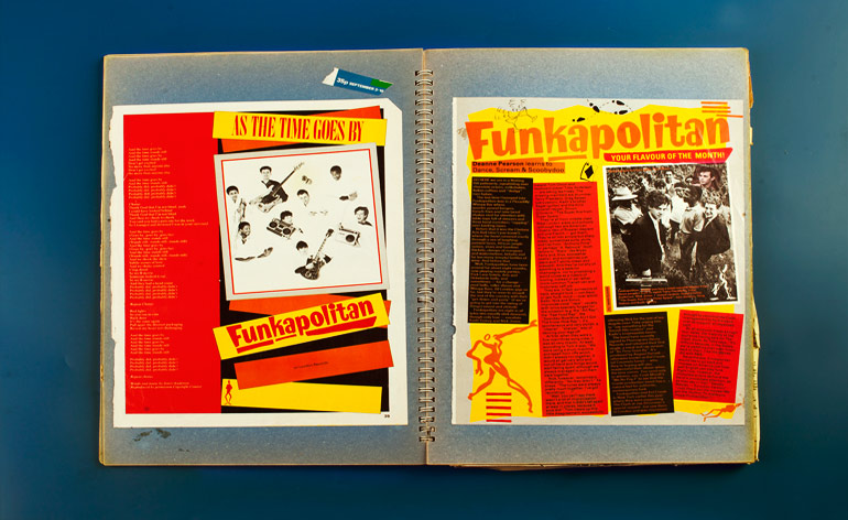 Funkapolitan cuttings scrap book
