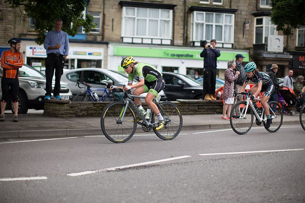 Doris Schweizer (SUI) of Cylance Pro Cycling rides during the Aviva Women's Tour 2016 - Stage 3
