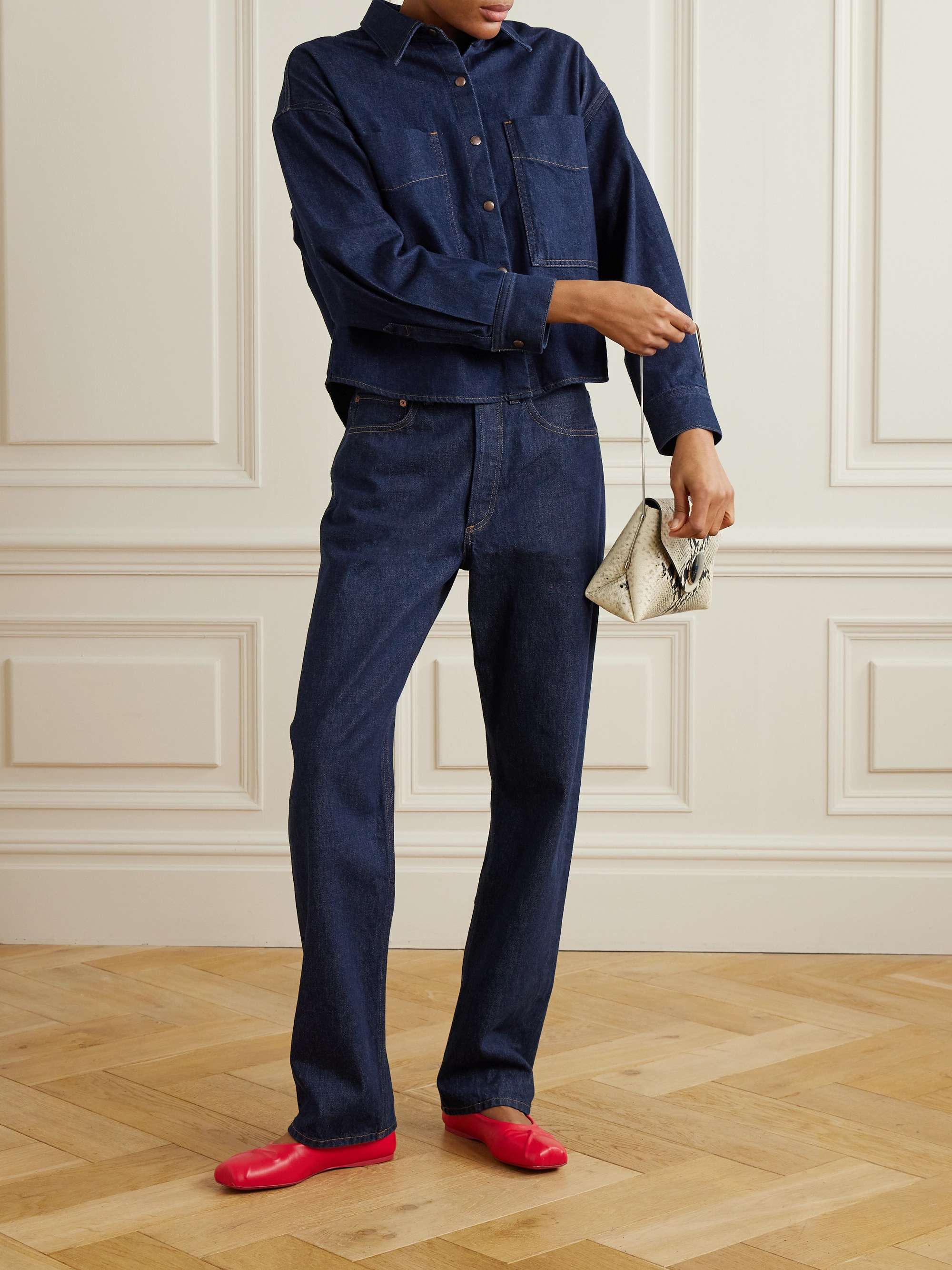 Kelly High-Rise Straight-Leg Jeans