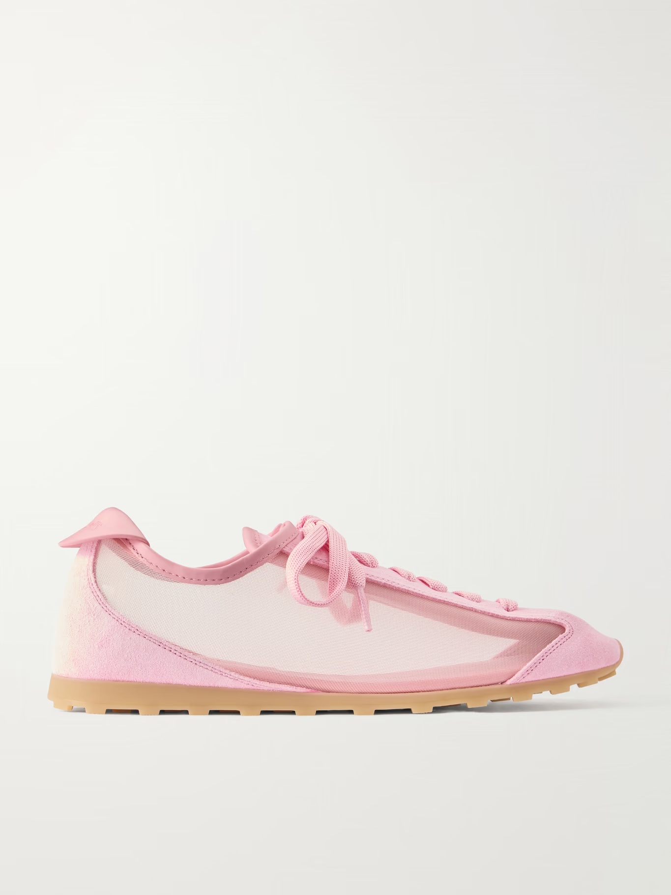 Jacquemus, Les Tennis Suede and Leather Trimmed Mesh Sneakers