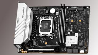 An image of the Maxsun Terminator H770YTX D5 motherboard.