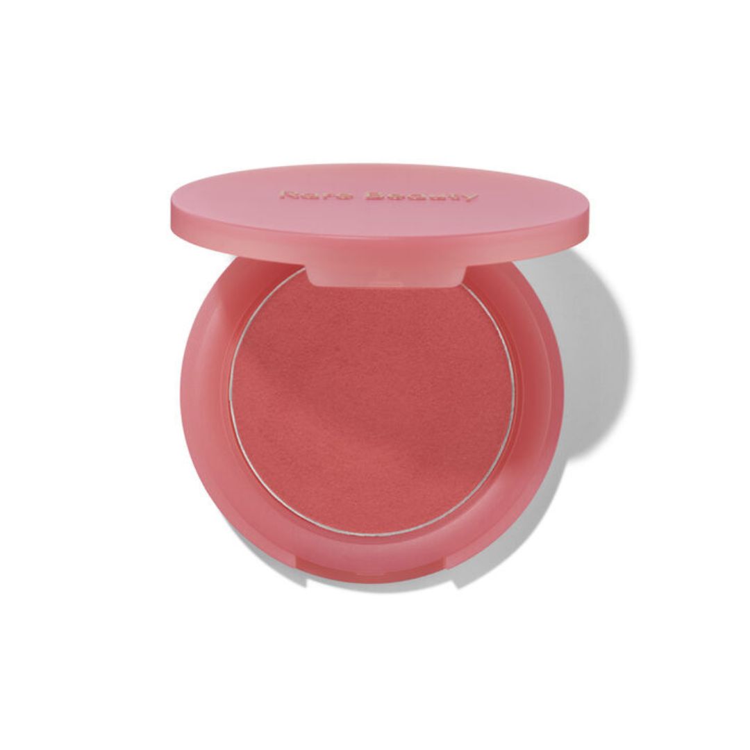 An image showing a powder blush from Rare Beauty