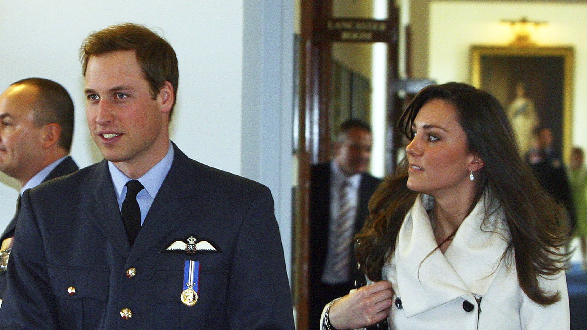 Prince William and Kate Middleton attend his RAF Graduation ceremony in 2008