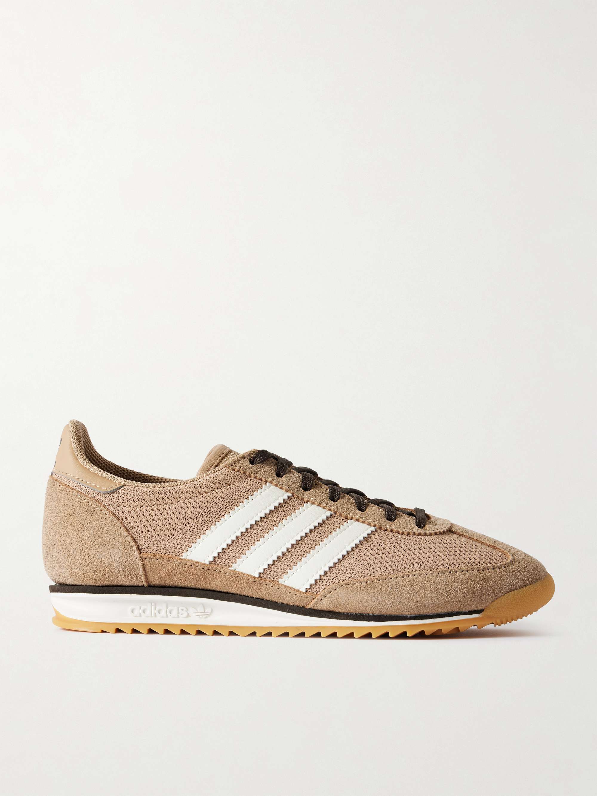 Sl 72 Og Suede and Leather-Trimmed Mesh Sneakers