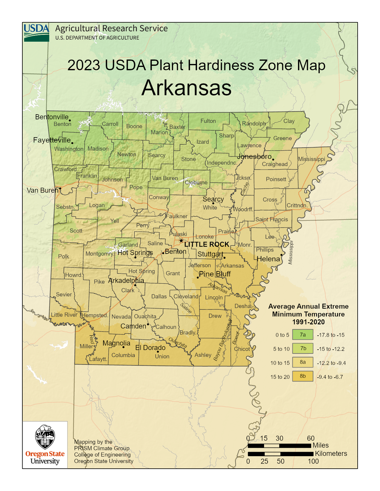 Arkansas Climate Zones For Planting Flowers, Trees Vegetables And Other